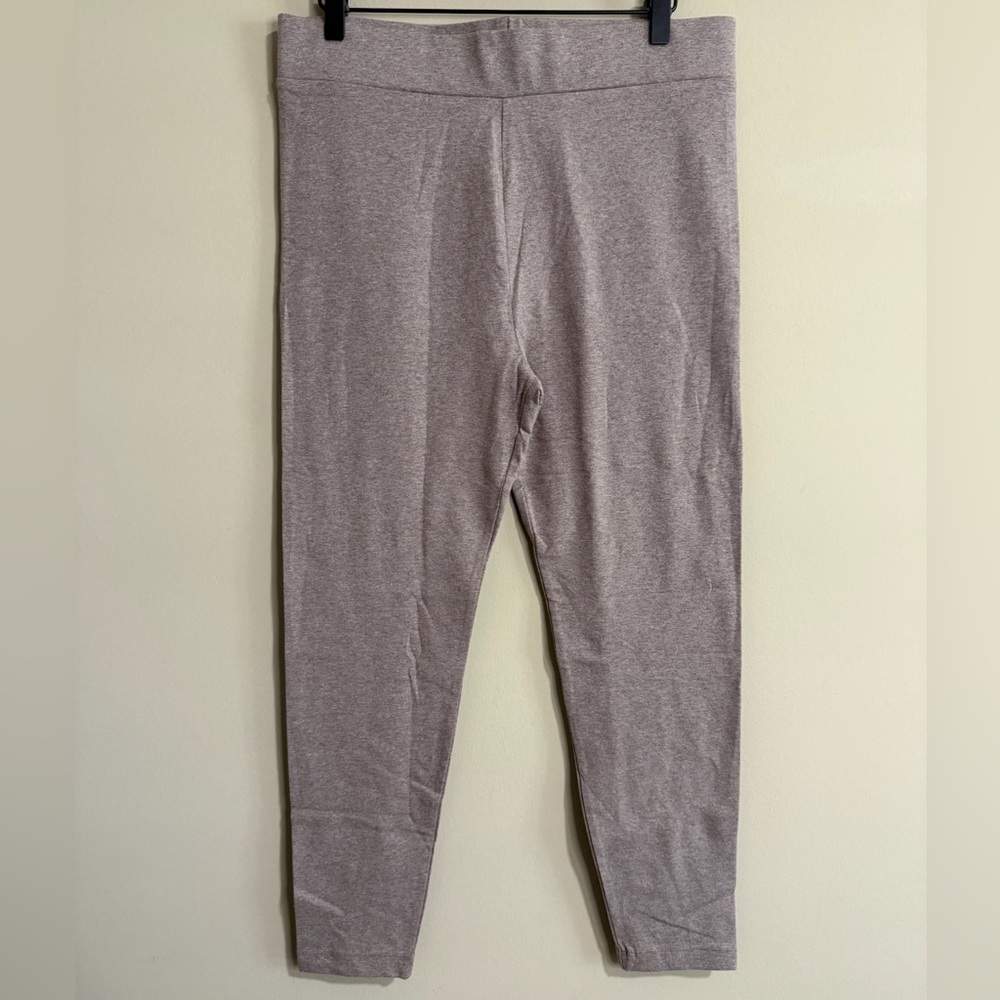 Ann Taylor Taupe Cotton Blend Leggings